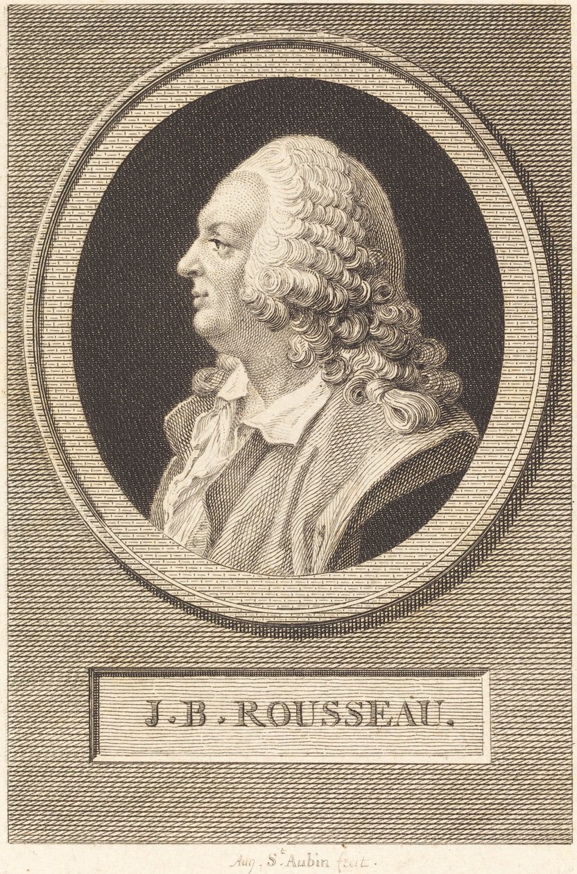 Jean-Baptiste Rousseau von Augustin de Saint Aubin