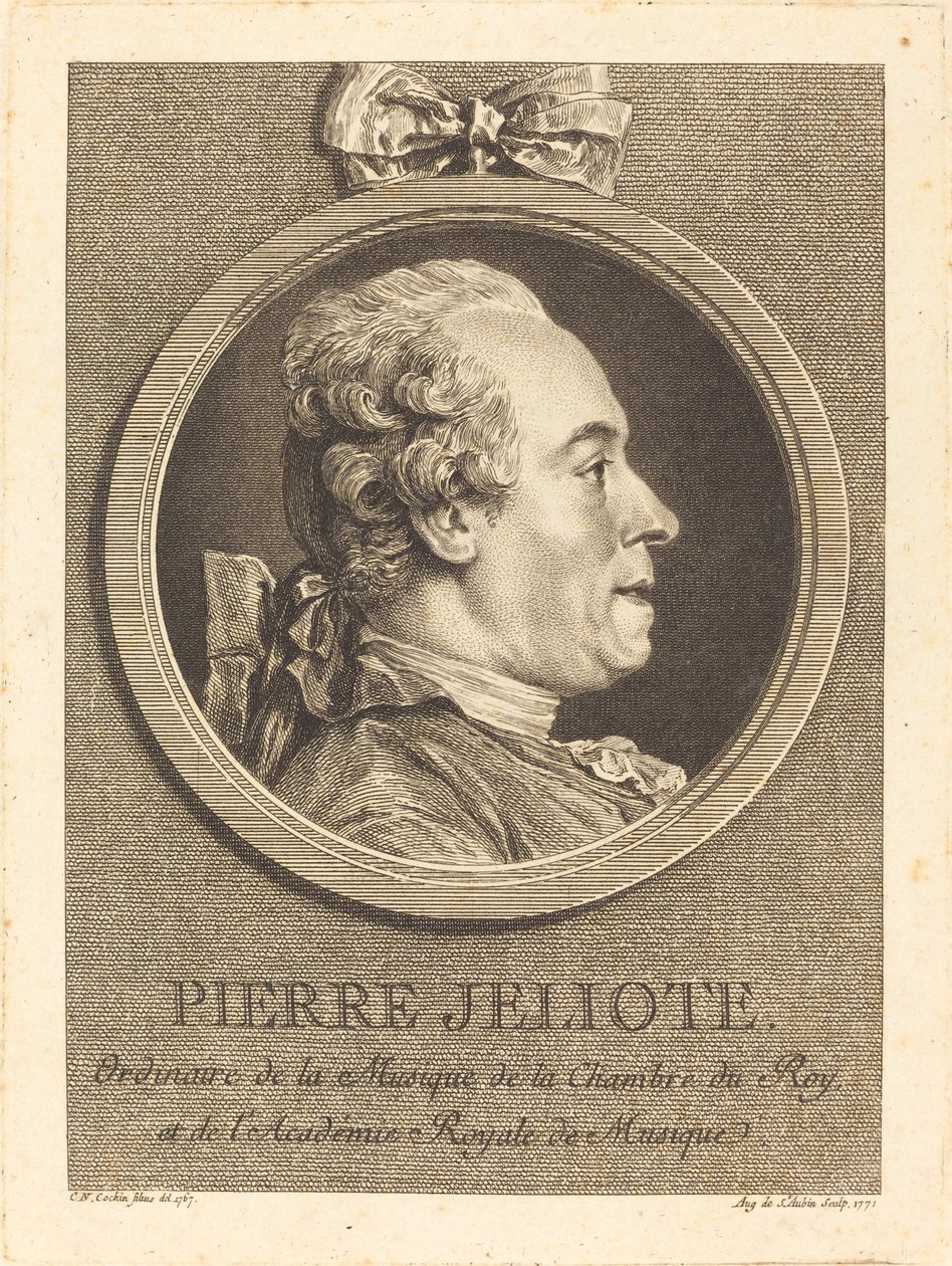 Pierre Jeliote von Augustin de Saint Aubin after Charles Nicolas Cochin II