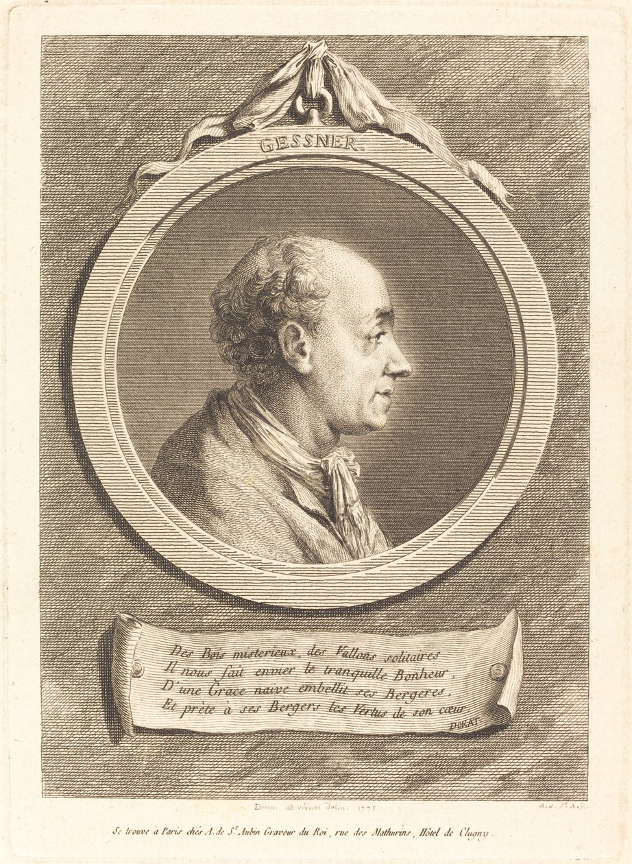 Salomon Gessner von Augustin de Saint Aubin after Vivant Denon
