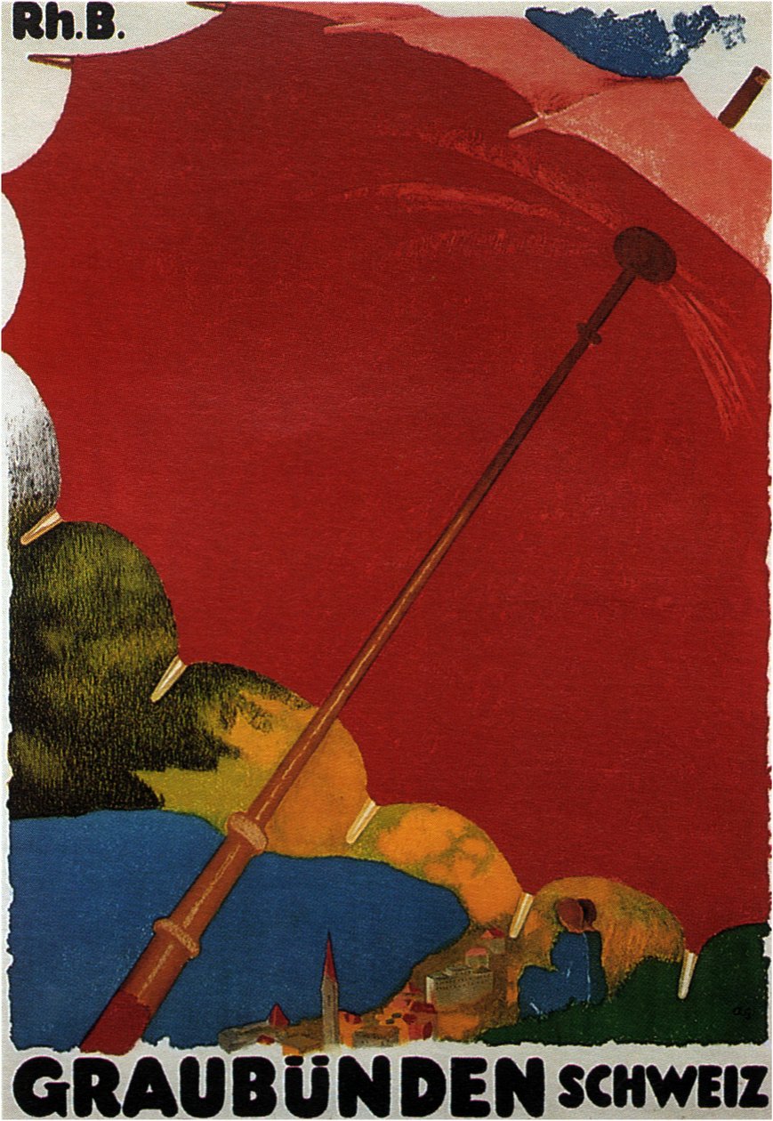 Graubünden, Schweiz, 1918 von Augusto Giacometti