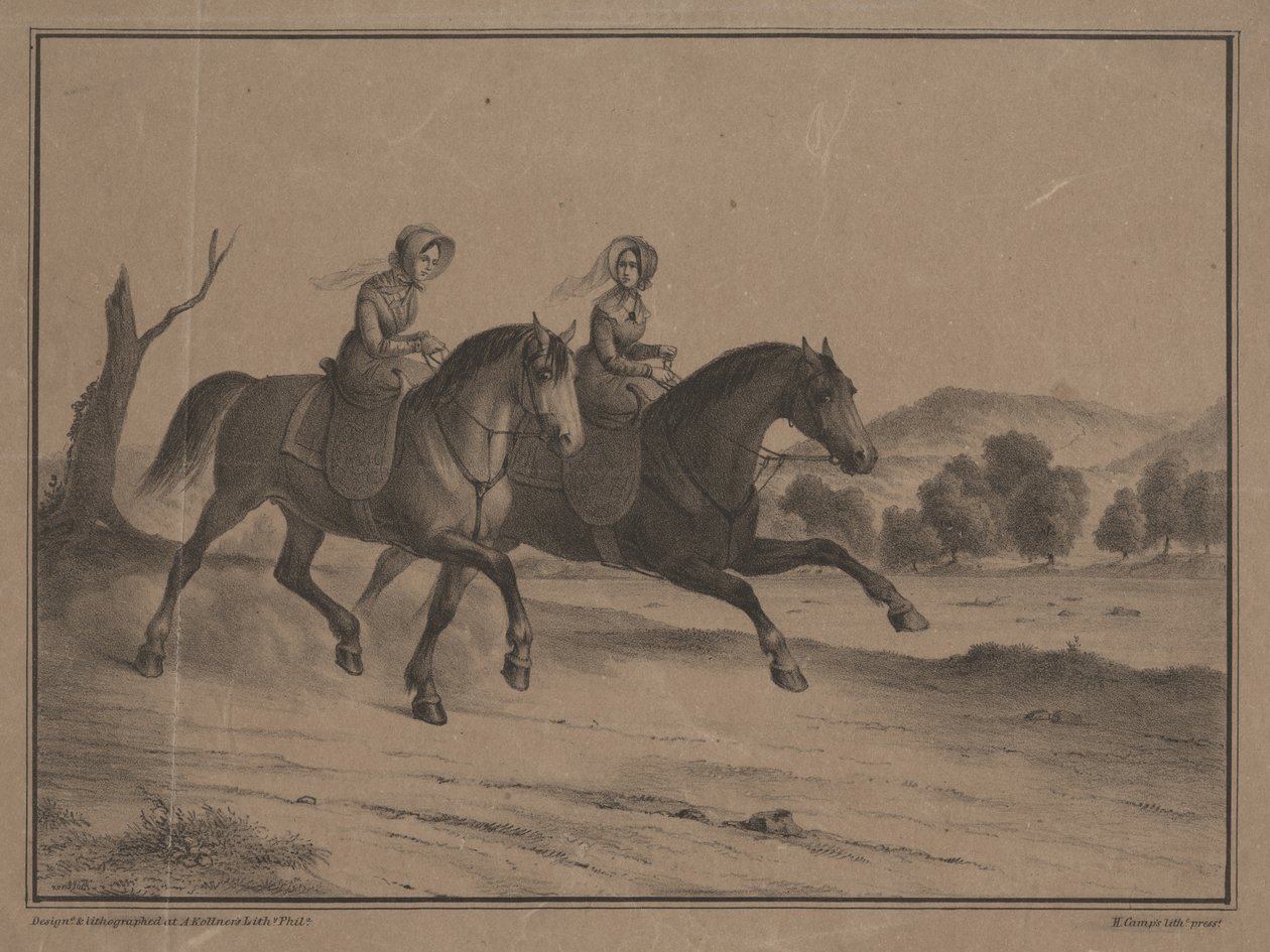 Sonntag auf dem Land, 1850 von Augustus Kollner