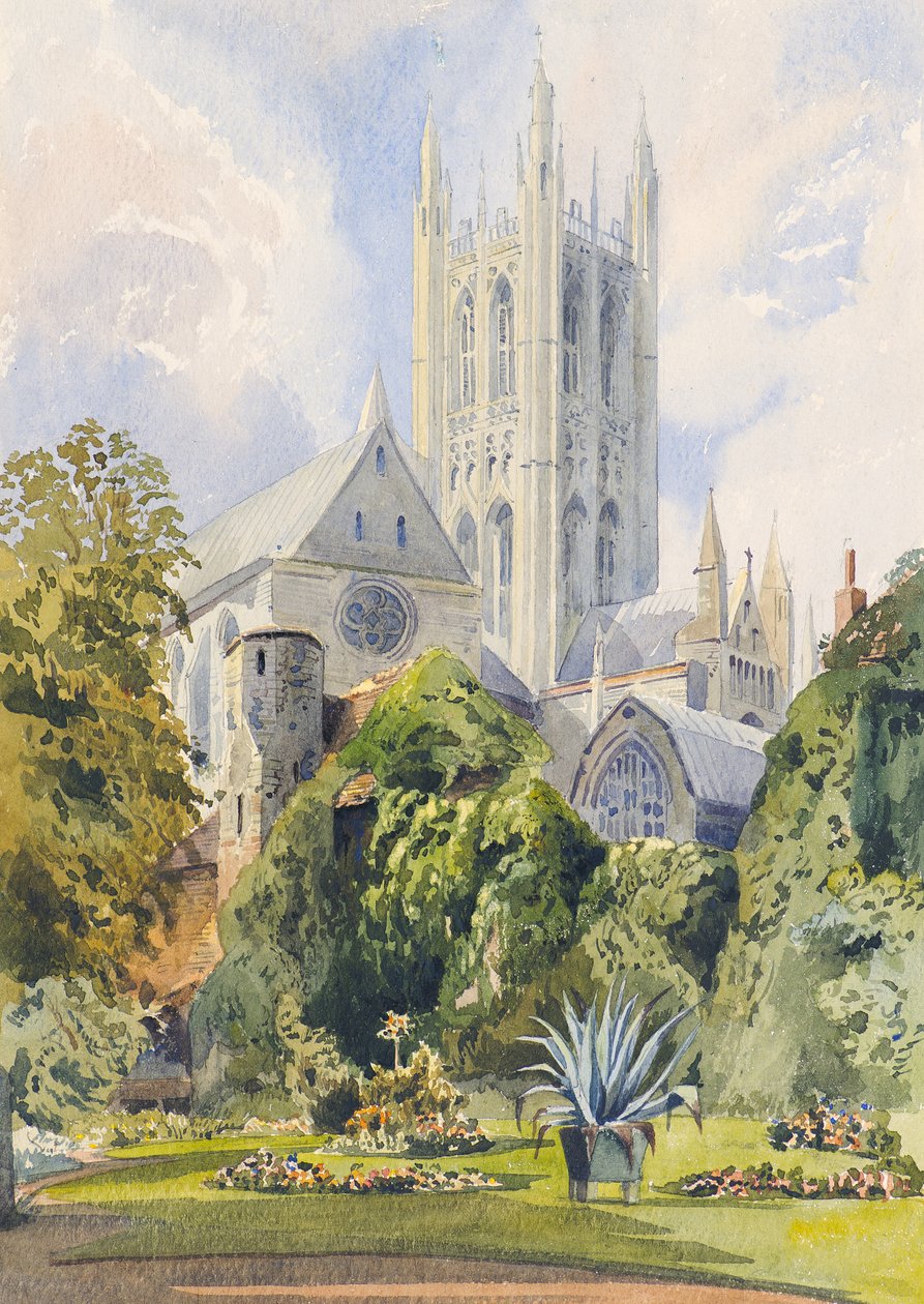 Im Garten des Dekans, Canterbury von Augustus John Cuthbert Hare