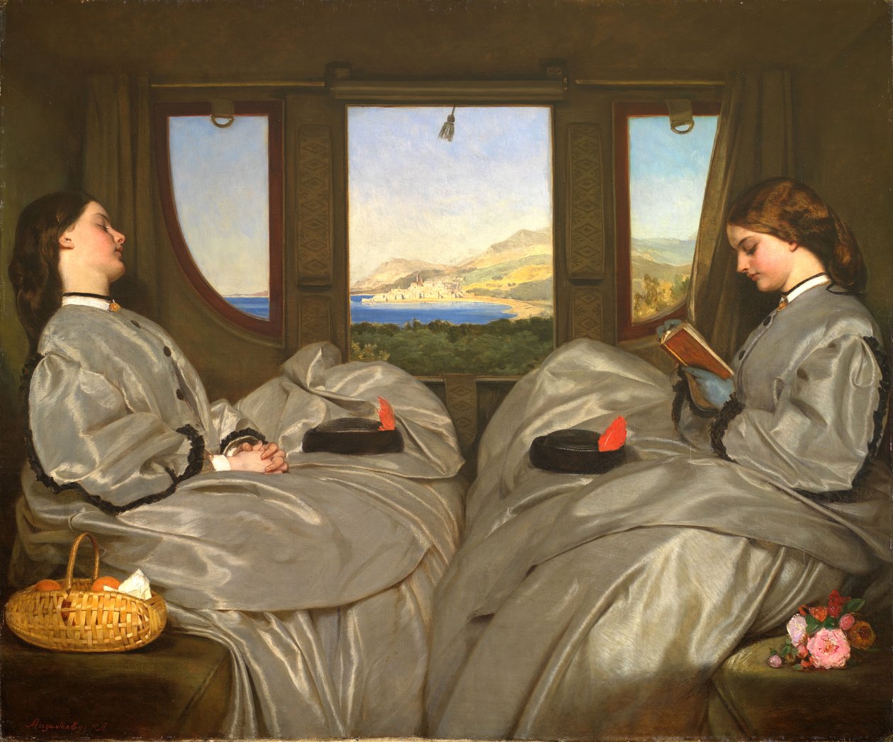 Die reisenden Gefährten, 1862 von Augustus Leopold Egg