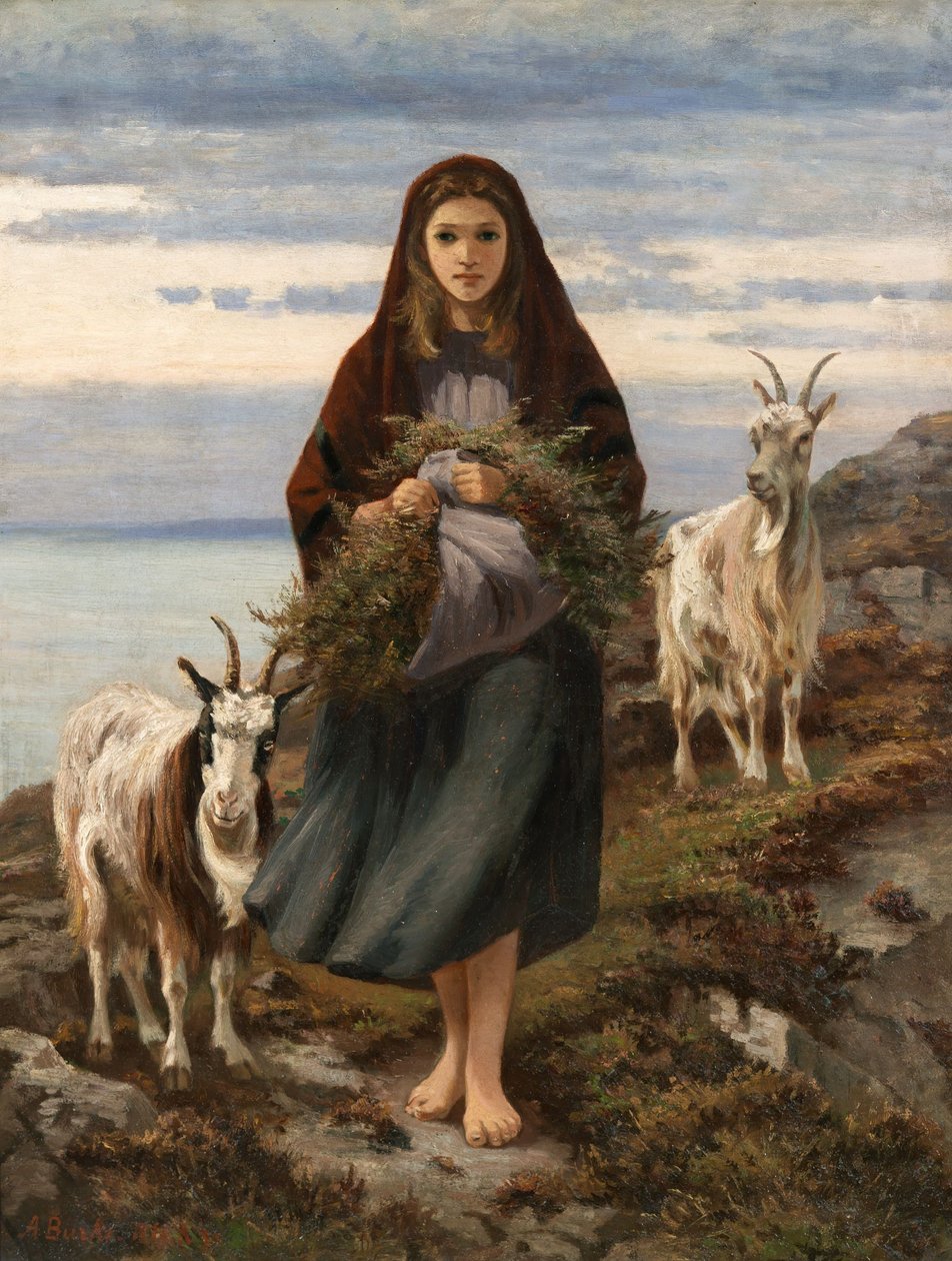 Connemara-Mädchen von Augustus Nicholas Burke