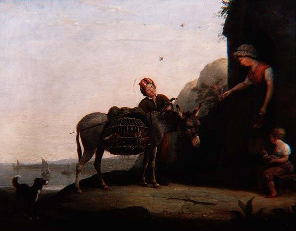Handeln um Geflügel von Augustus Wall Callcott
