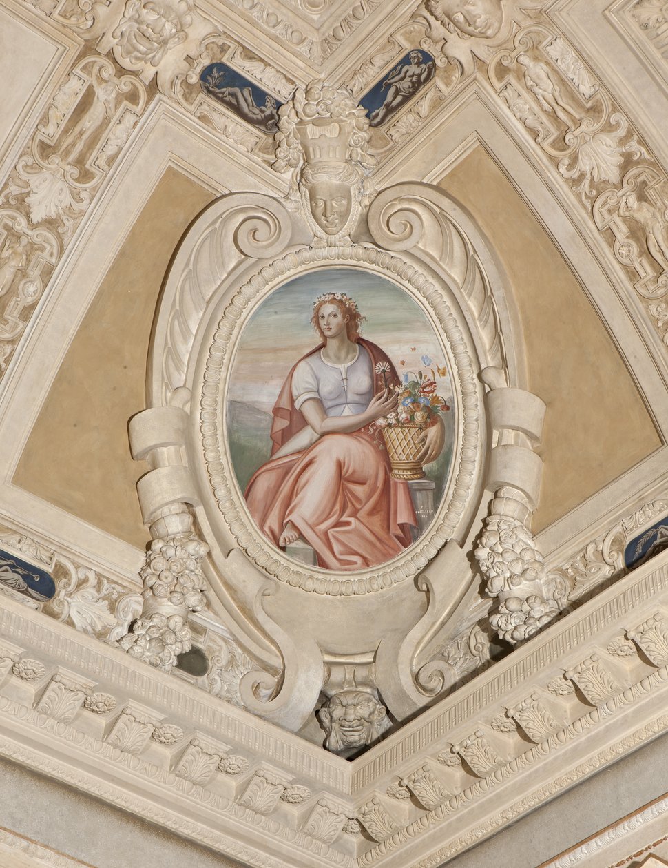 Frühling (Fresko) von Aurelio Busso