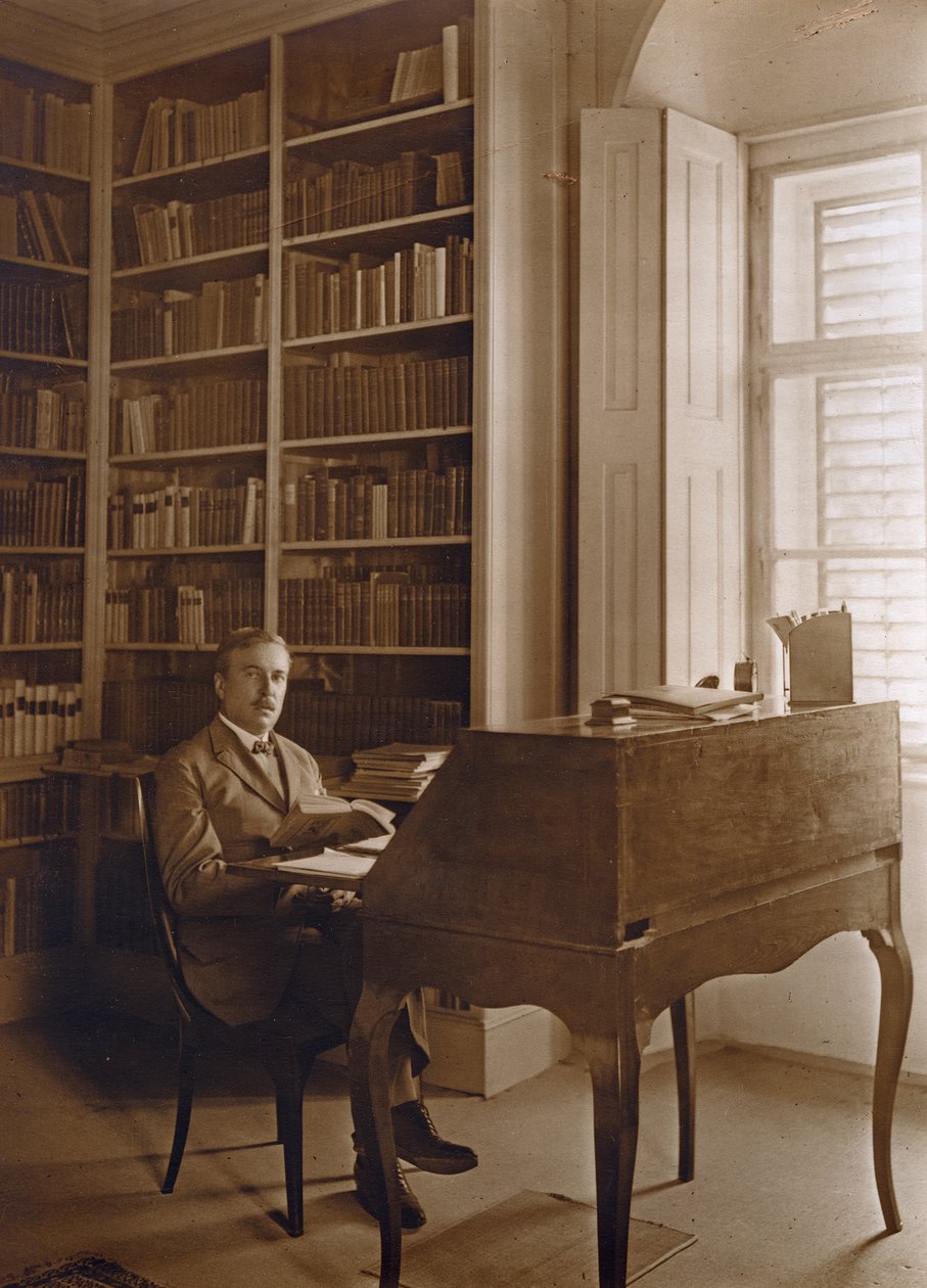 Porträt von Hugo von Hofmannsthal von Austrian Photographer