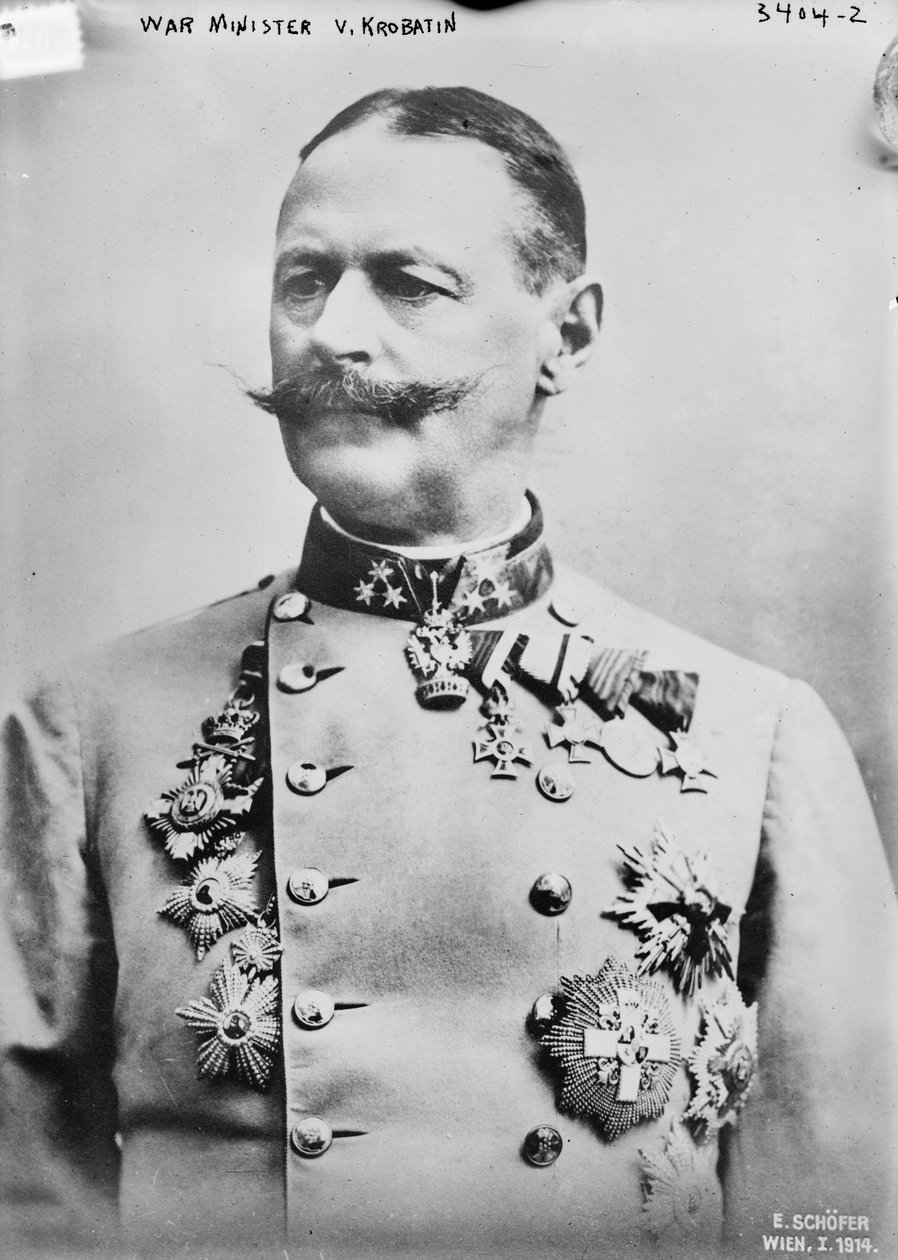 Kriegsminister V. Krobatin, 1914 von Austrian Photographer
