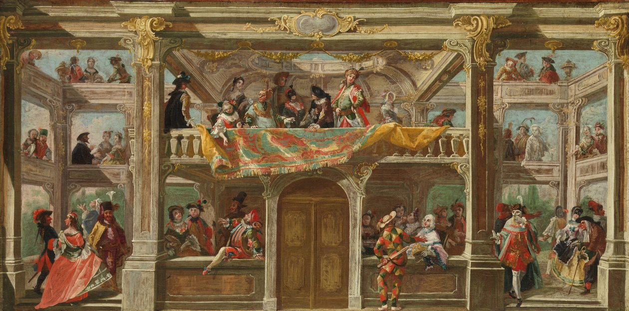 Ein Maskenball in Böhmen von Austrian School