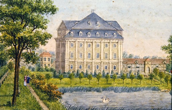 Ansicht eines Landschlosses, ca. 1780 von Austrian School