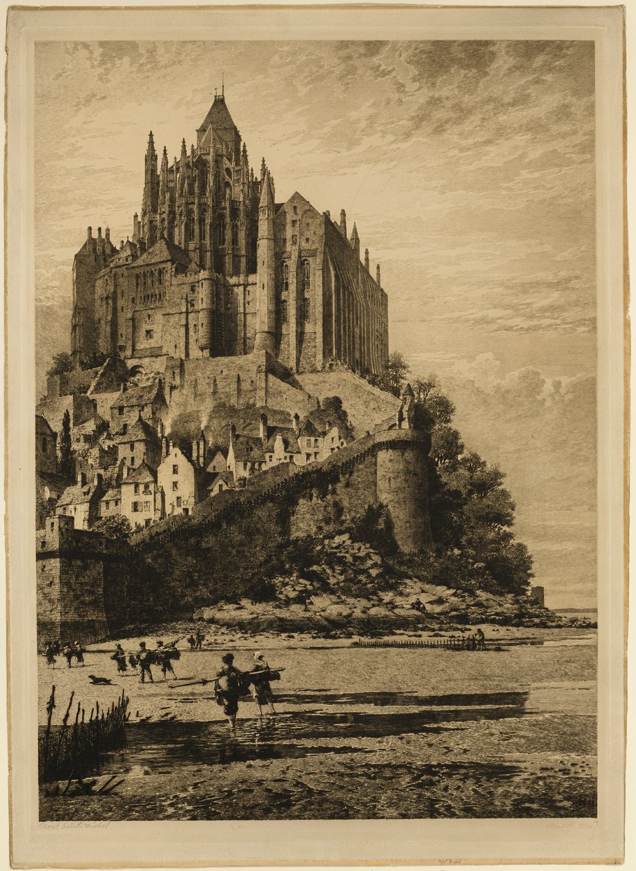 Mont Saint-Michel von Axel Herman Haig