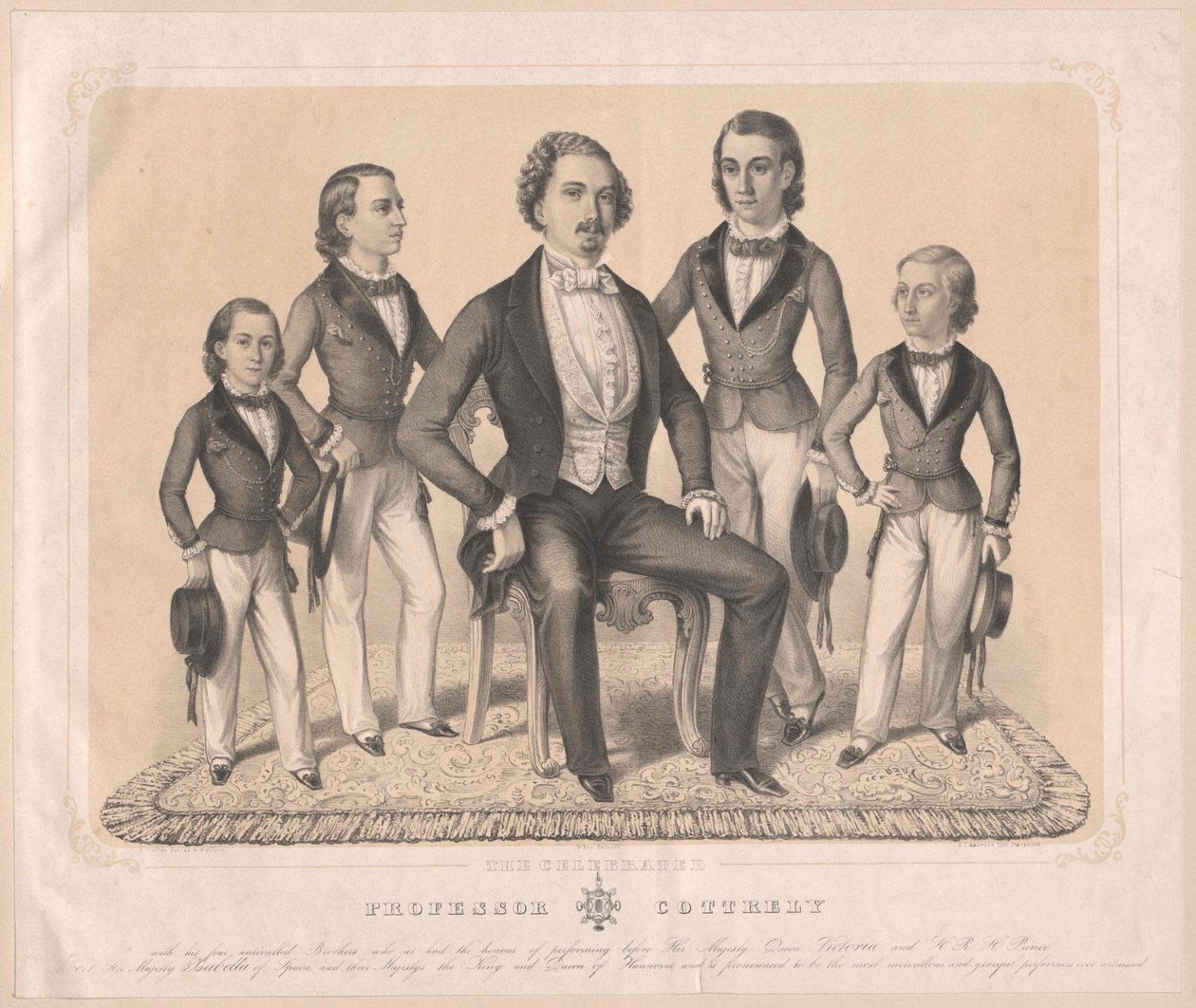 Gruppe Die Künstlerfamilie Cottrely von Axel Jakob Salmson