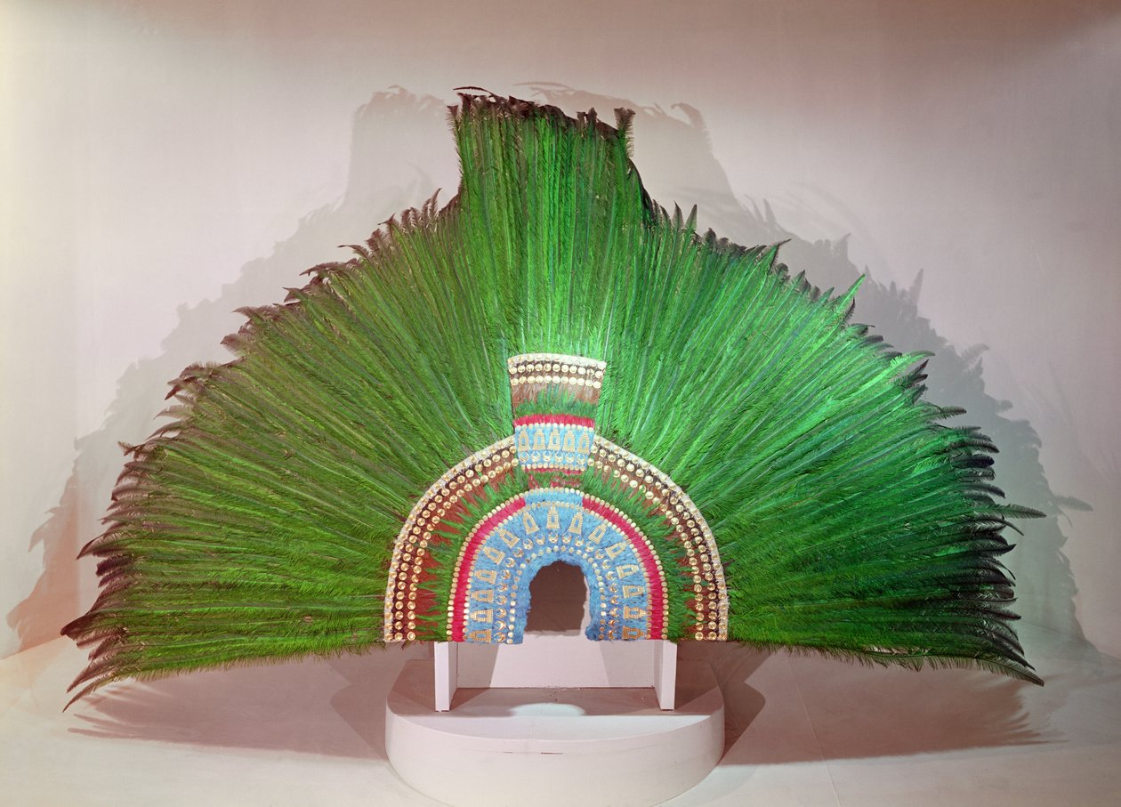 Krone von Montezuma (Wolle und Federn) von Aztec