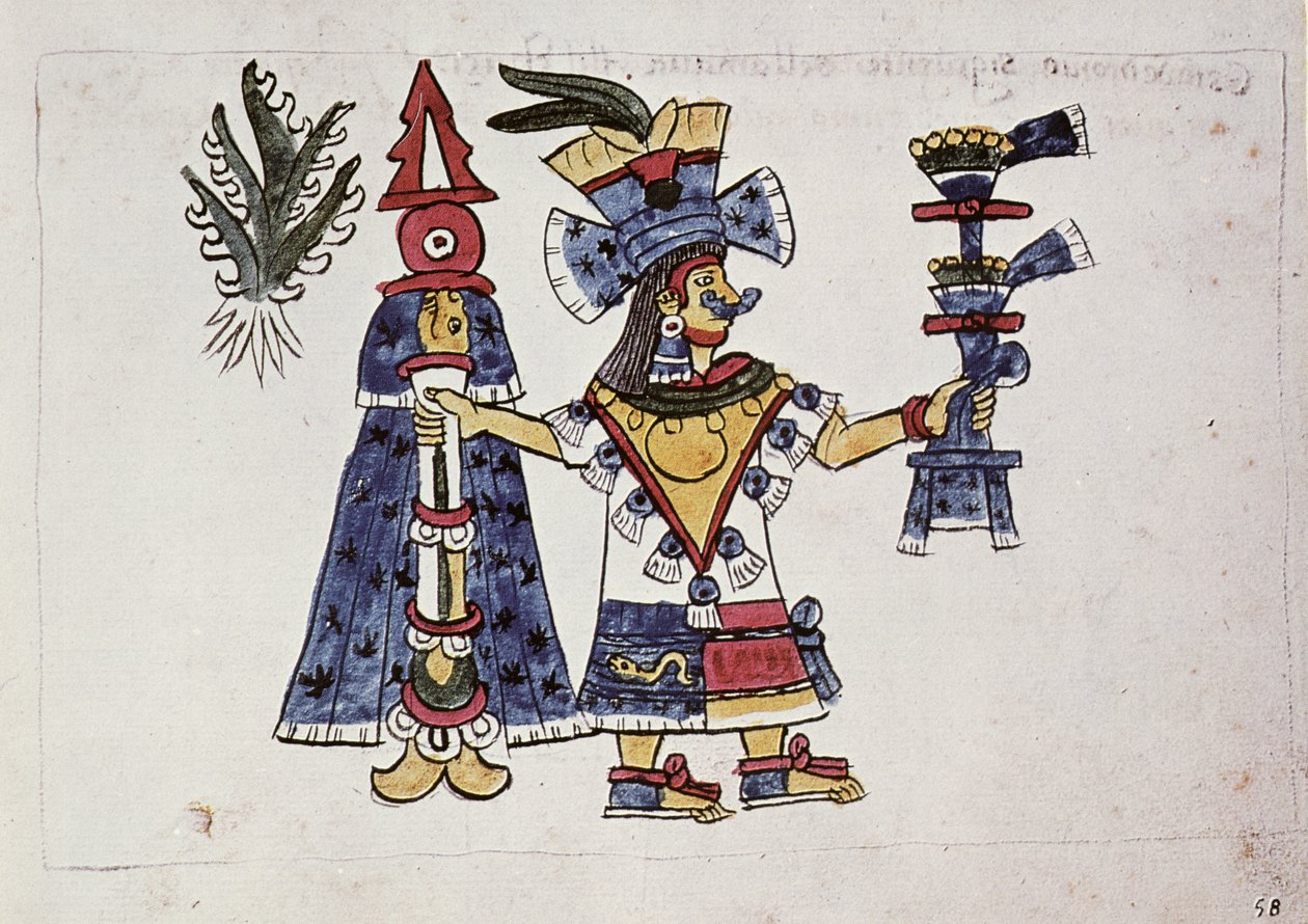 Die Göttin Mayahuel, aus dem Codex Magliabechiano von Aztec