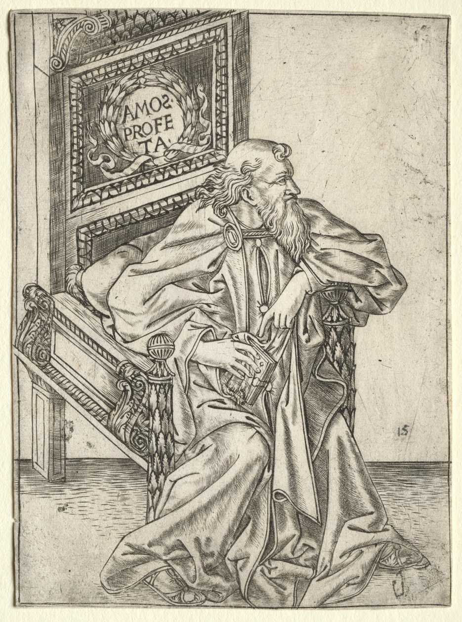 Die Propheten: Amos, ca. 1470-1475 von Baccio Baldini