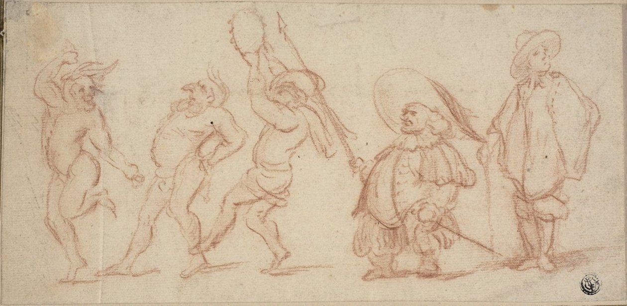 Karnevalsfiguren von Baccio del Bianco