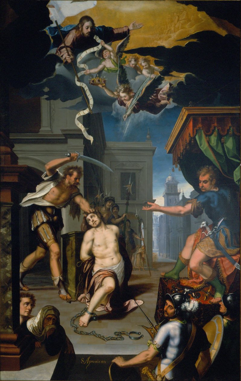 Das Martyrium des Heiligen Apronianus von Baltasar de Echave Orio