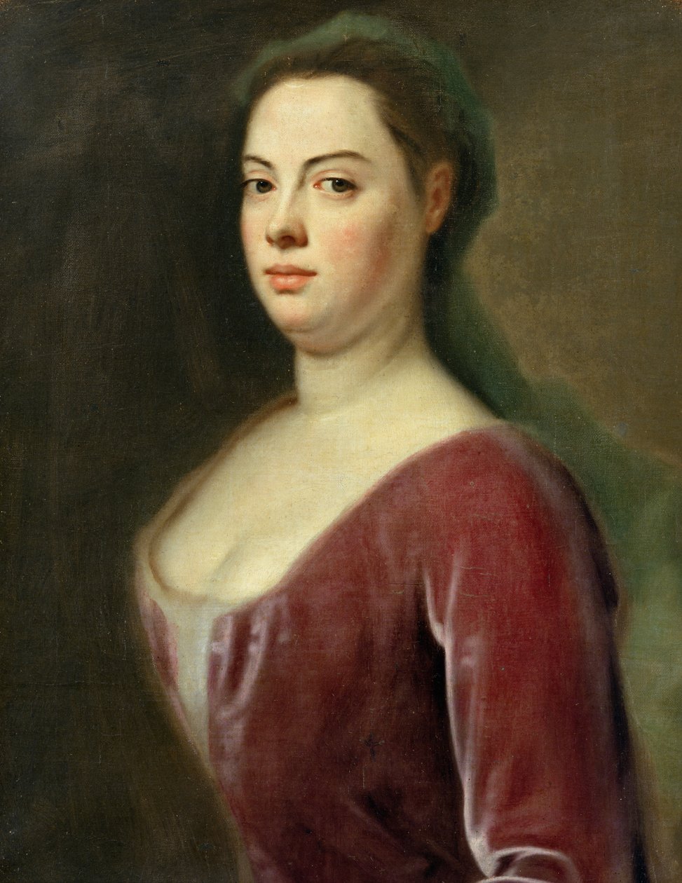 Porträt von Frau Denner von Balthasar Denner