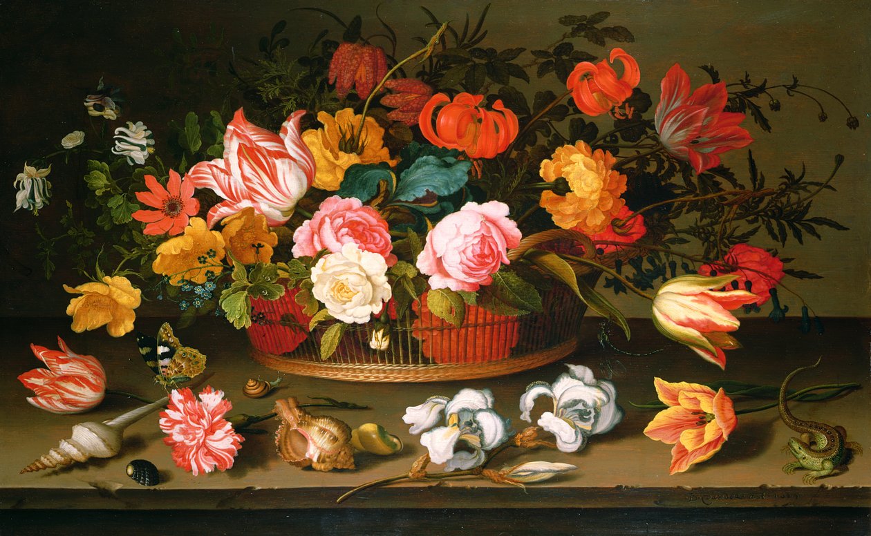 Blumenkorb, 1625 von Balthasar van der Ast