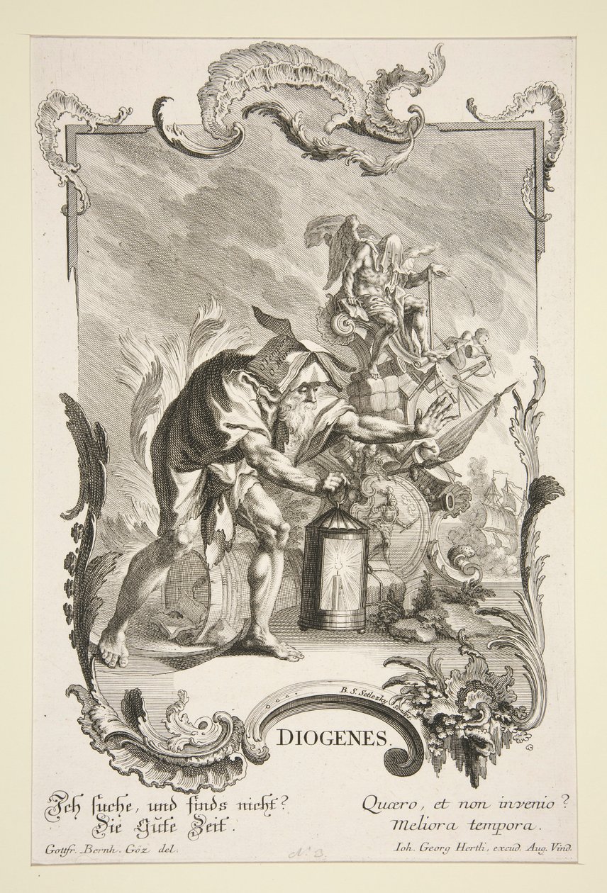 Diogenes von Balthazar Sigismond Setlezky