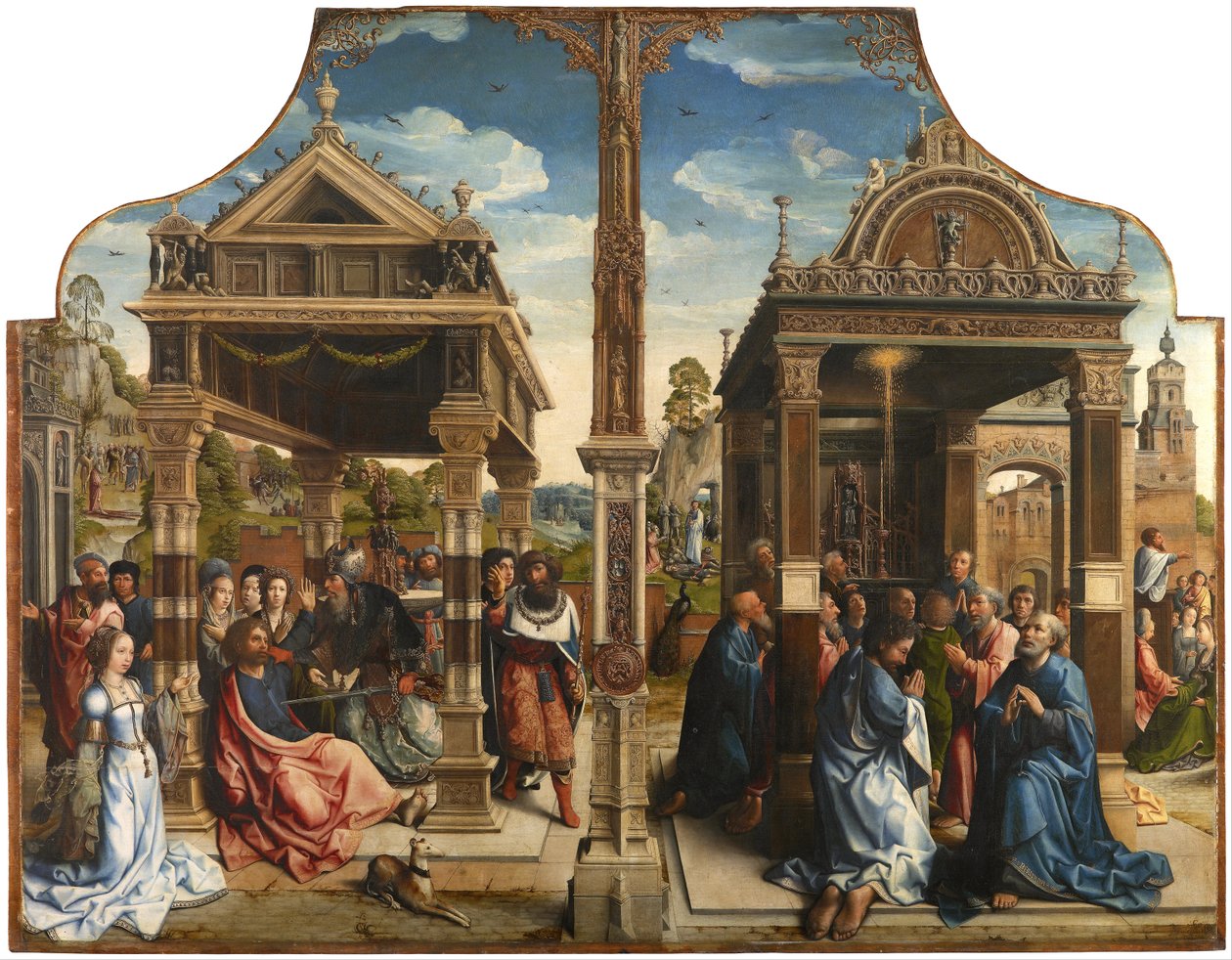 Altarbild der Heiligen Thomas und Matthias von Barend van Orley