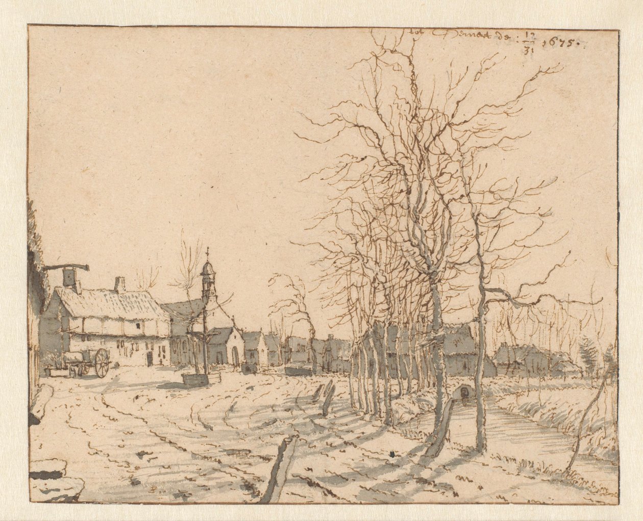 Ansicht von Gemert, Noord-Brabant von Barend Klotz (attributed to)