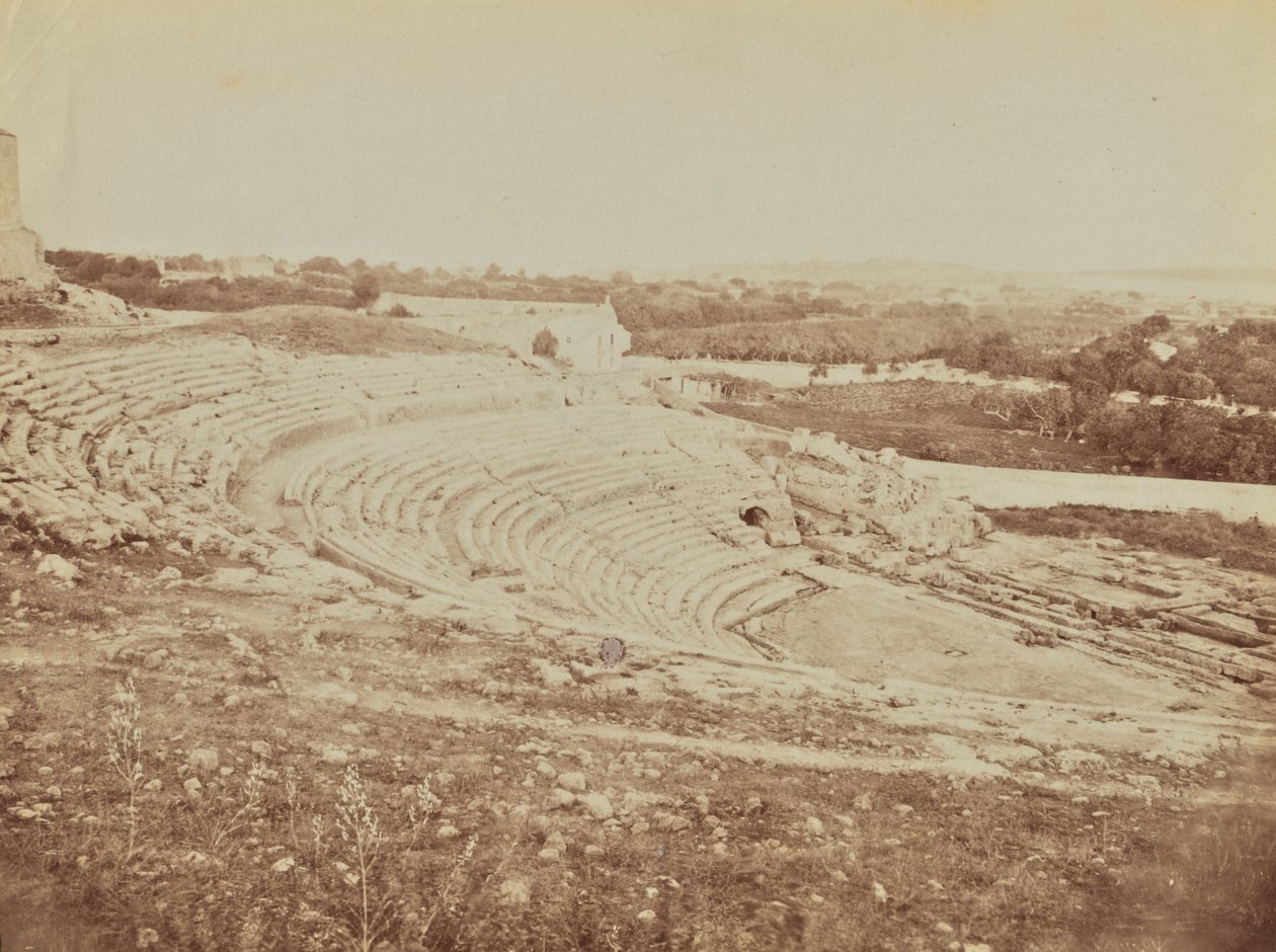 Griechisches Theater von Syrakus von Baron Wilhelm von Gloeden