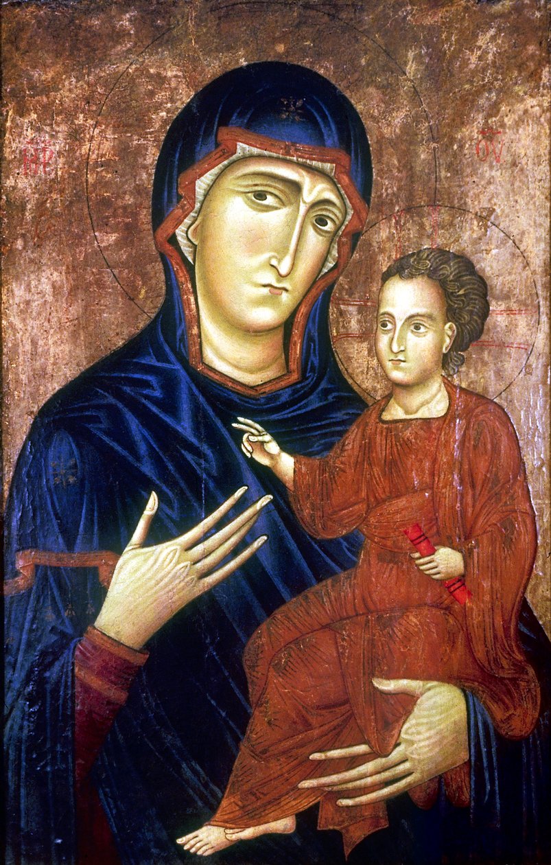 Madonna mit Kind, 1230 von Barone Berlinghier