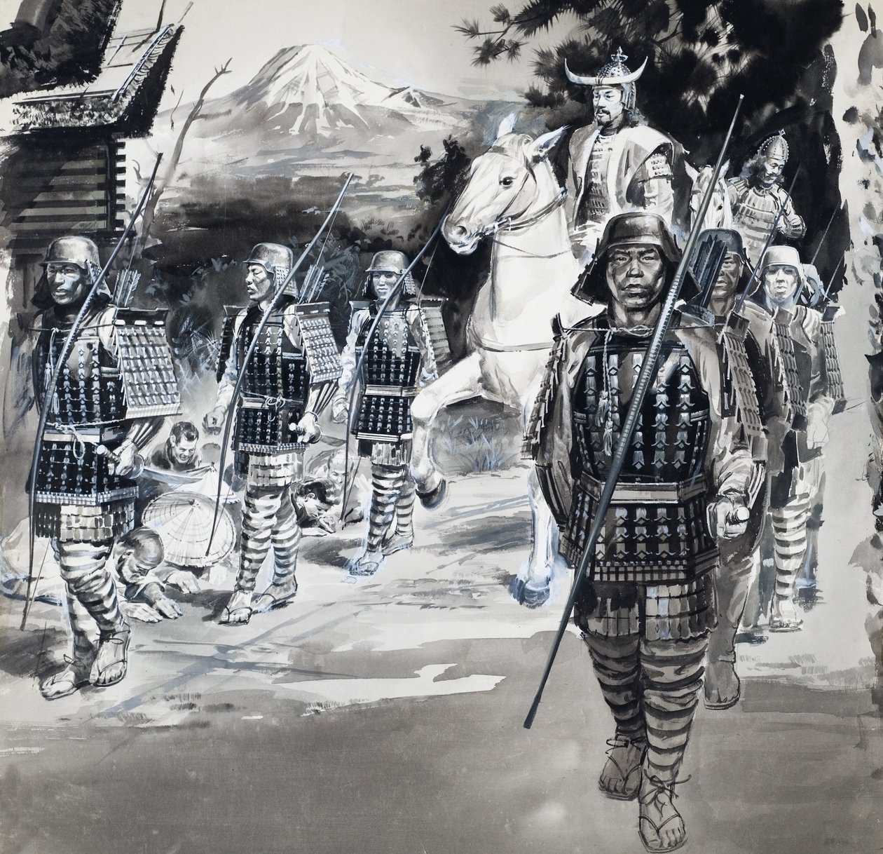 Asiatische Krieger von Barrie Linklater