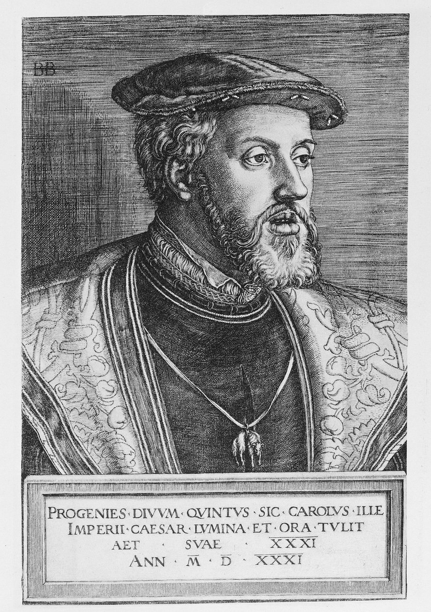 Kaiser Karl V., 1531 von Barthel Beham