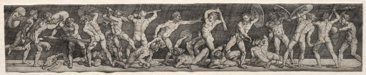 Schlacht der nackten Männer von Barthel Beham