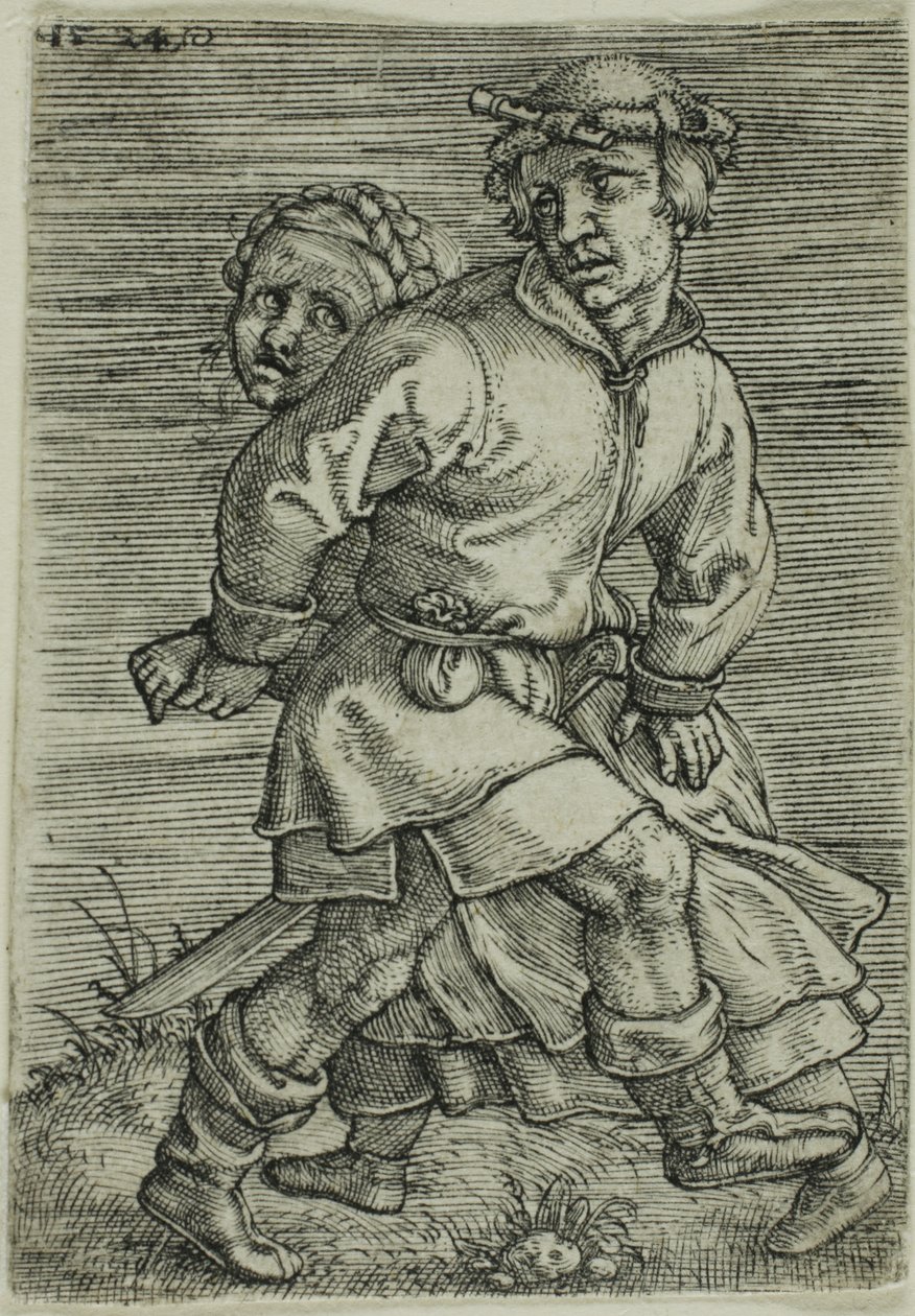 Bauernpaar tanzt von Barthel Beham