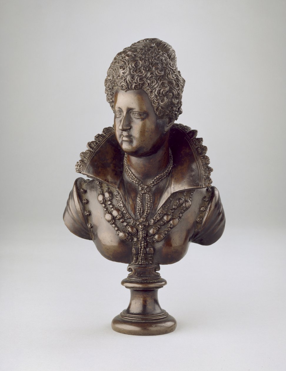Königin Marie de Médicis, um 1600 (Bronze) von Barthelemy Prieur