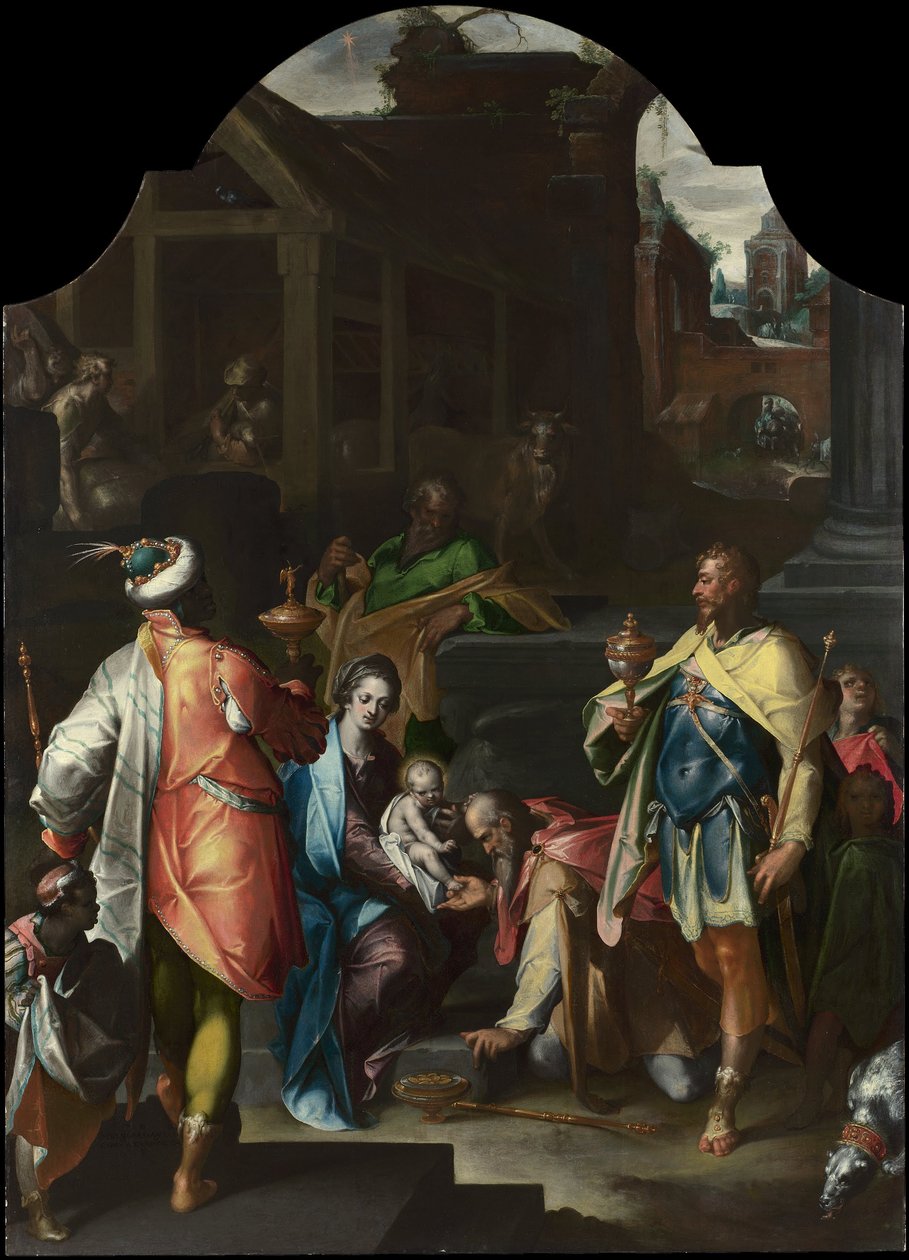 Die Anbetung der Könige von Bartholomaeus Spranger