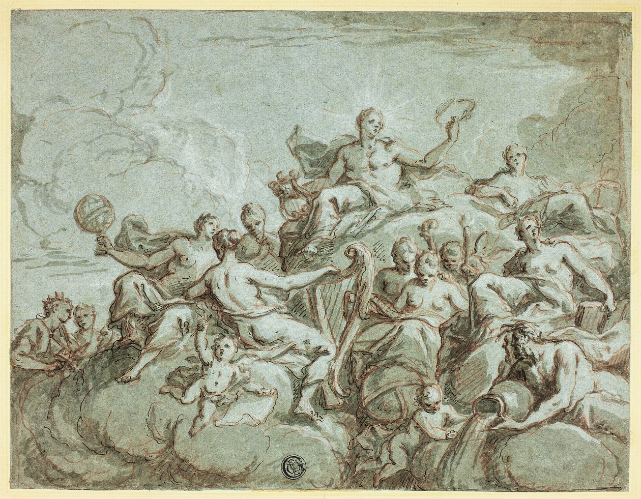 Apollo und die Musen von Bartholomaeus Spranger