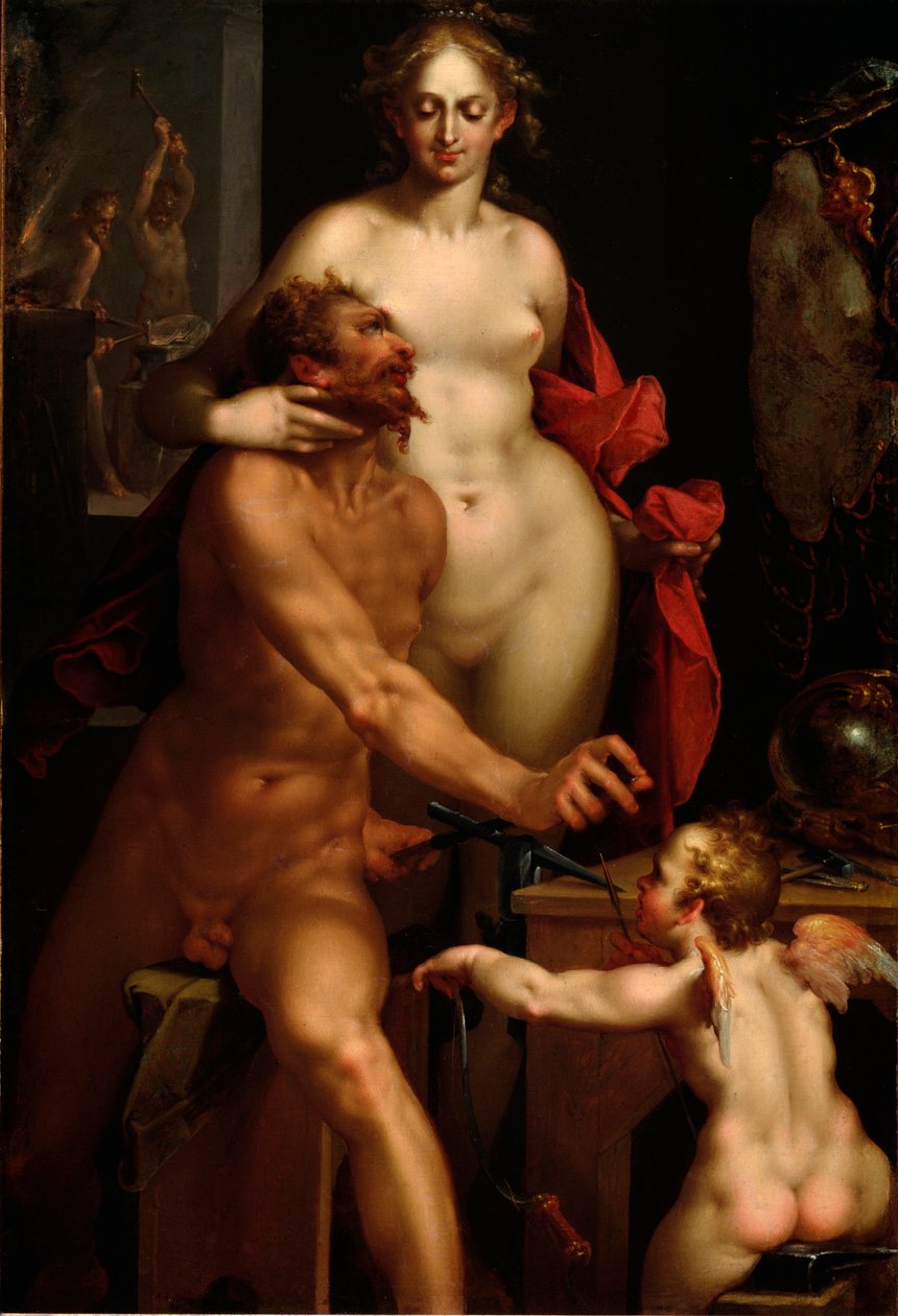 Venus und Vulkan von Bartholomaeus Spranger