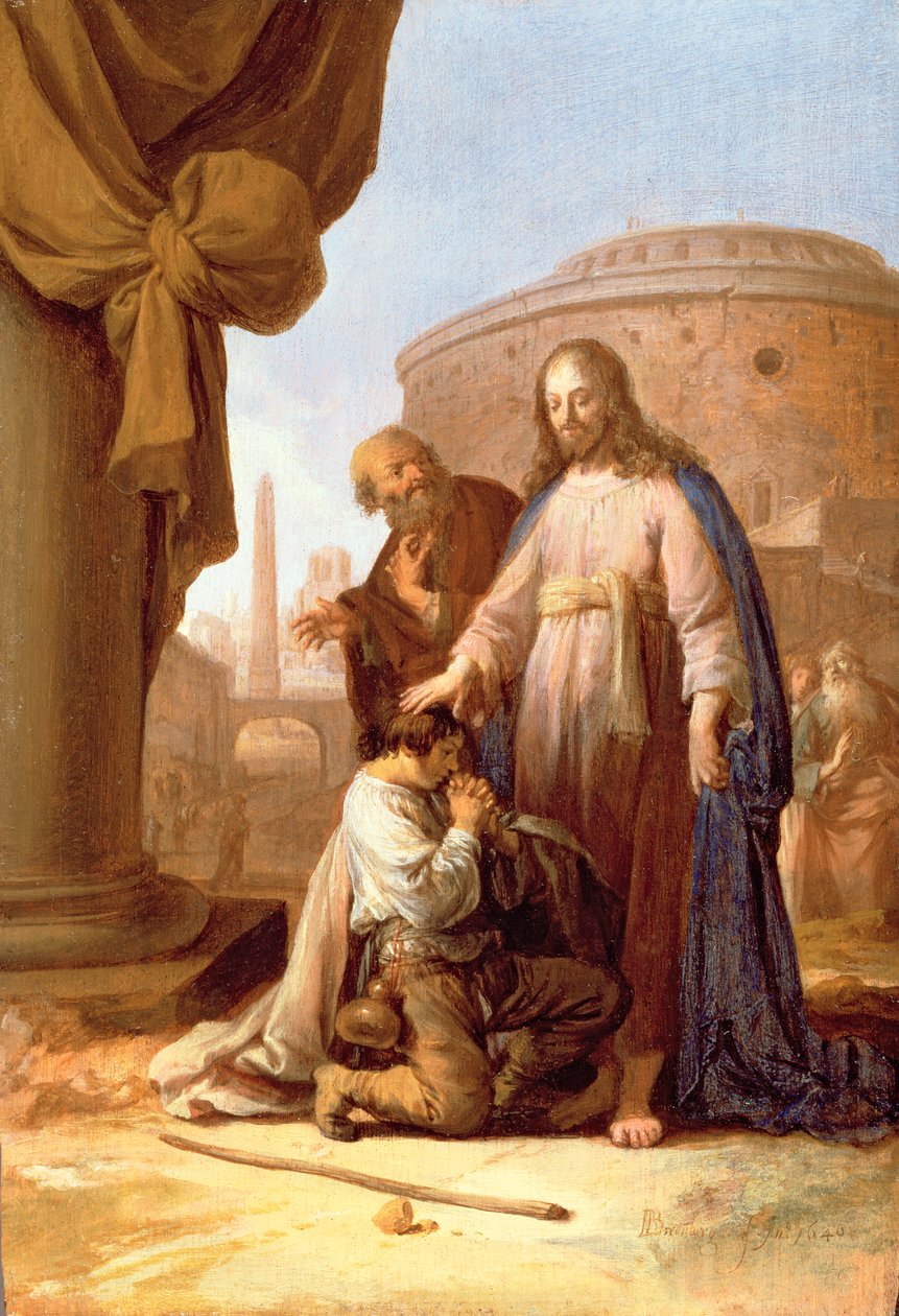 Christus und der reiche junge Herrscher, 1640 von Bartholomeus Breenbergh