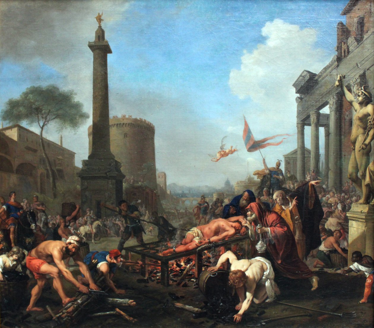 Das Martyrium des Heiligen Laurentius von Bartholomeus Breenbergh