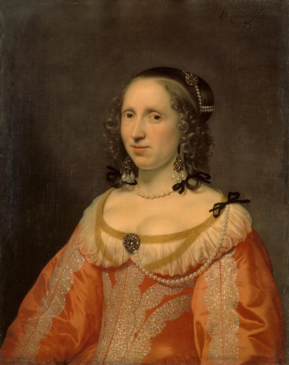 Porträt einer Frau von Bartholomeus van der Helst