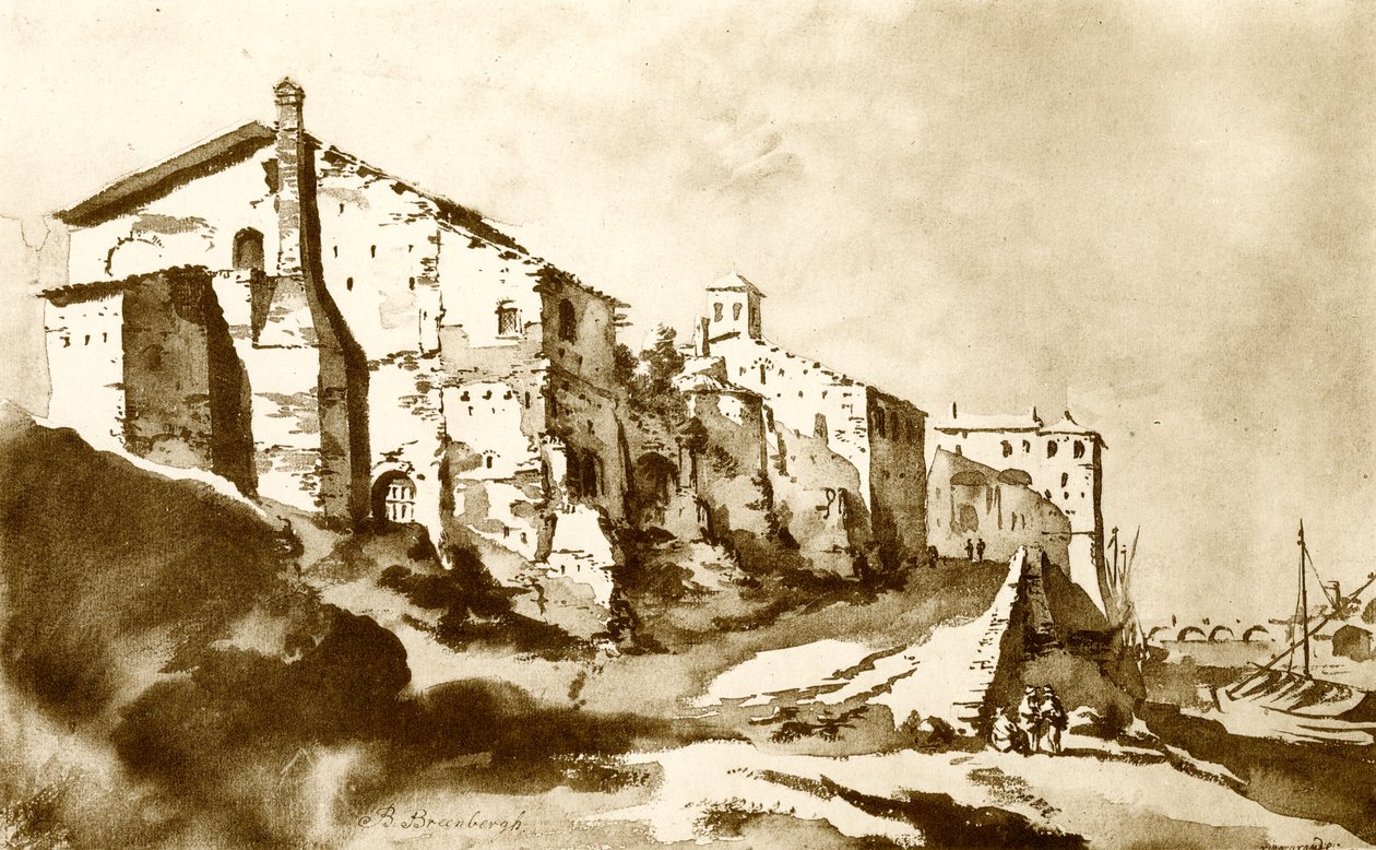 Die Ripa Grande in Rom von Bartholomeus Breenbergh