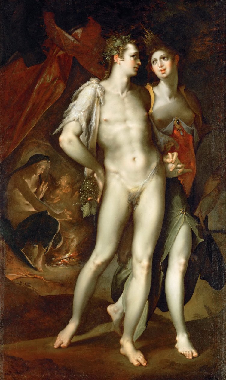 Sine Cerere et Baccho friget Venus von Bartholomaeus Spranger