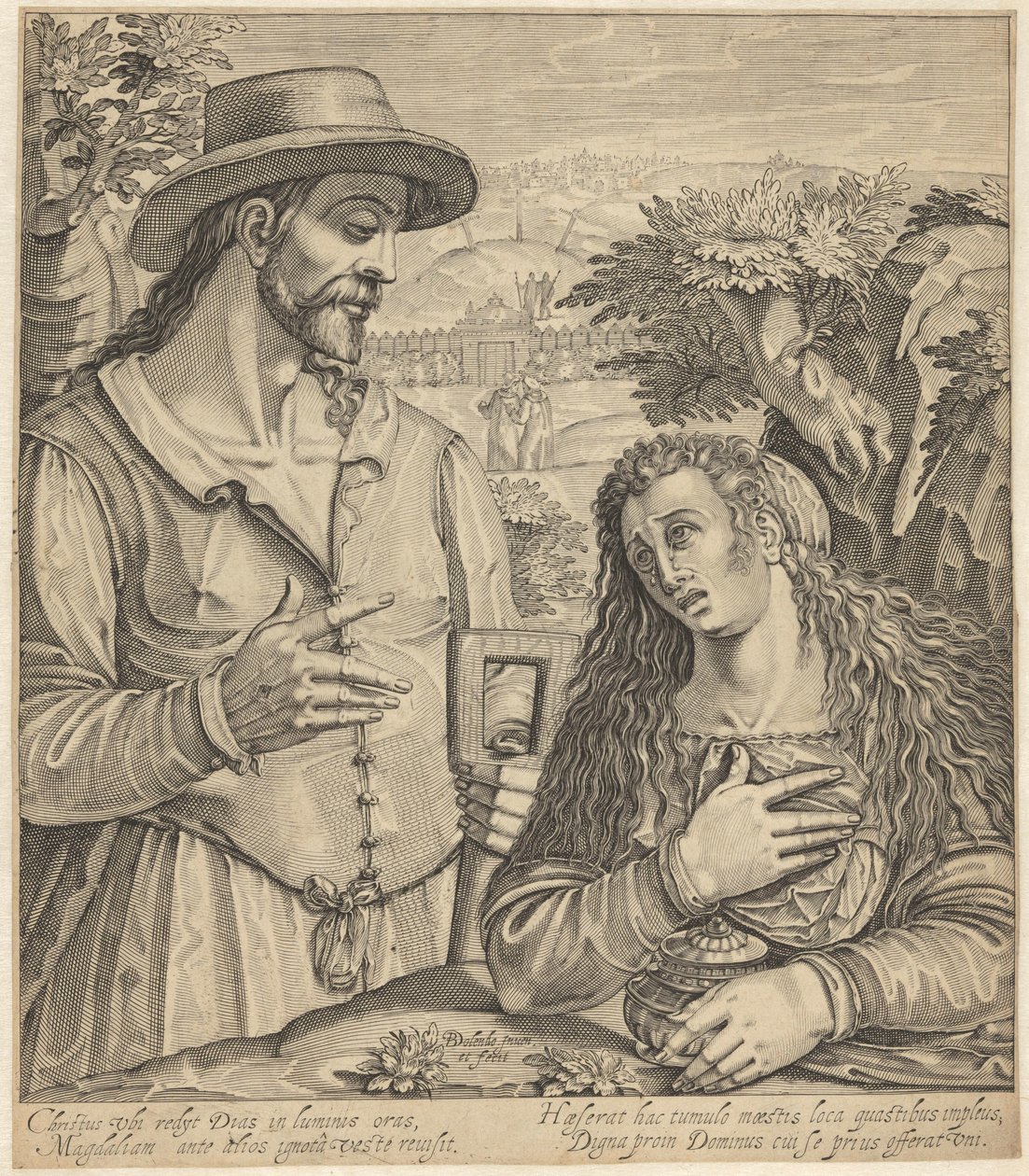 Christus erscheint Maria Magdalena von Bartholomeus Willemsz. Dolendo