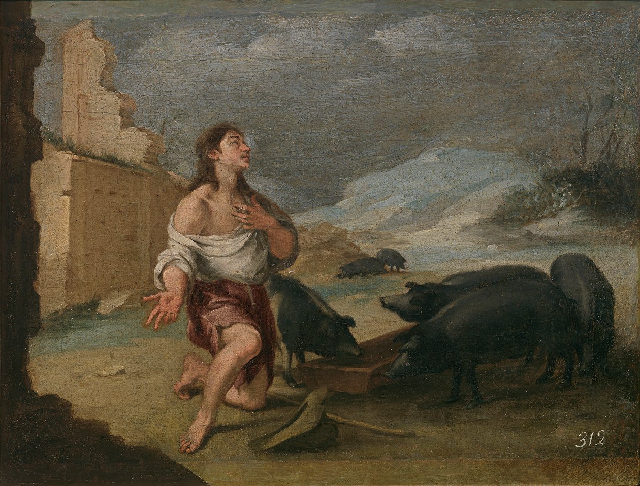 Der verlassene verlorene Sohn von Bartolomé Esteban Murillo