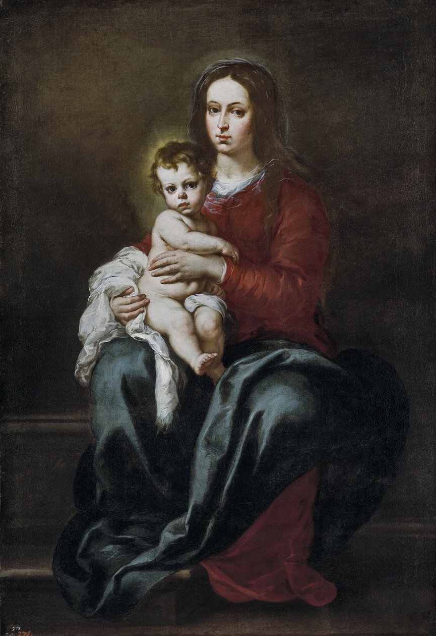 Die Jungfrau mit dem Kind von Bartolomé Esteban Murillo