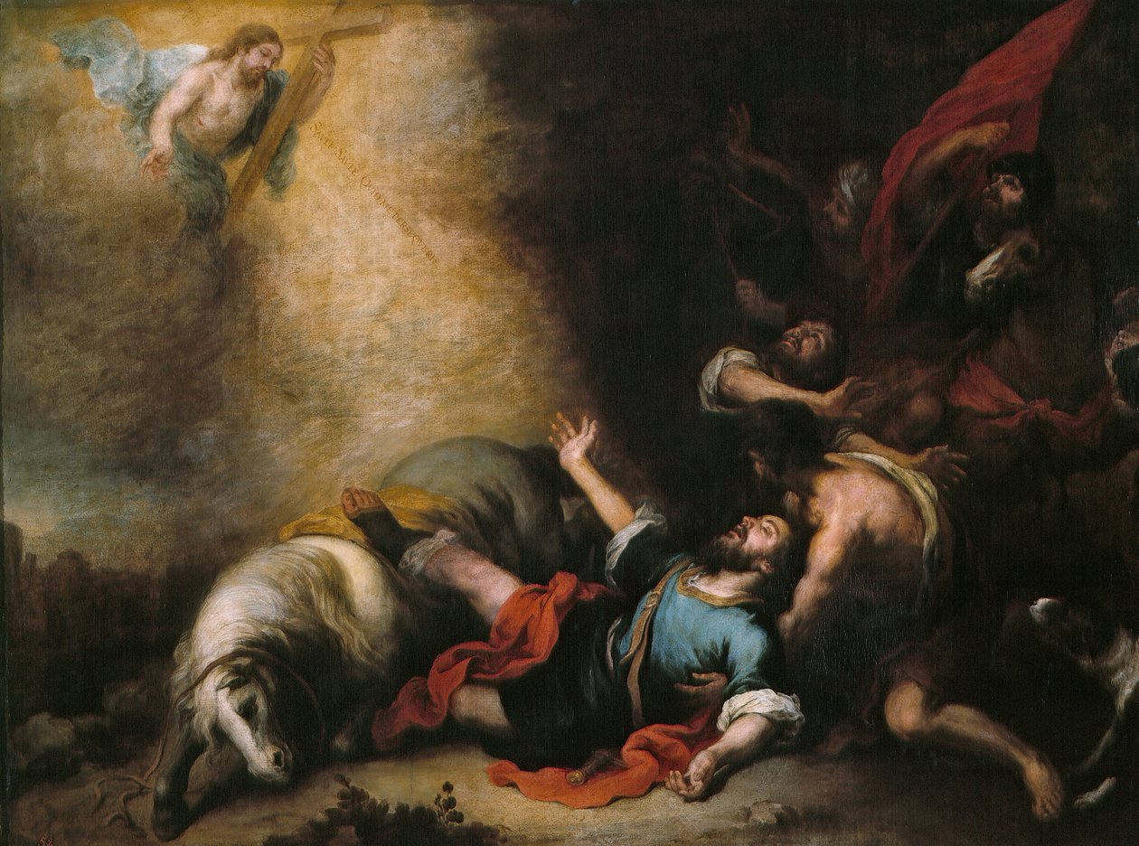 Die Bekehrung des heiligen Paulus von Bartolomé Esteban Murillo