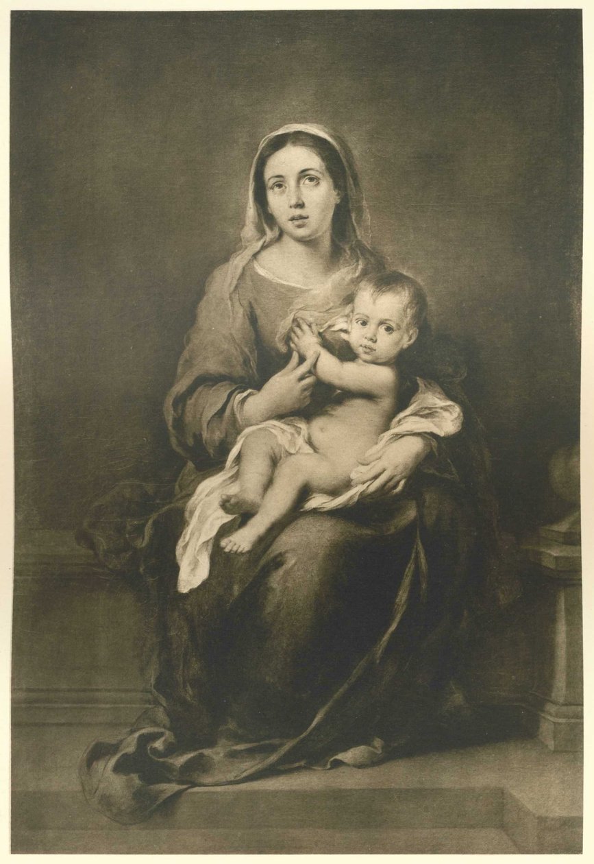 Maria mit dem Kind von Bartolomé Esteban Murillo