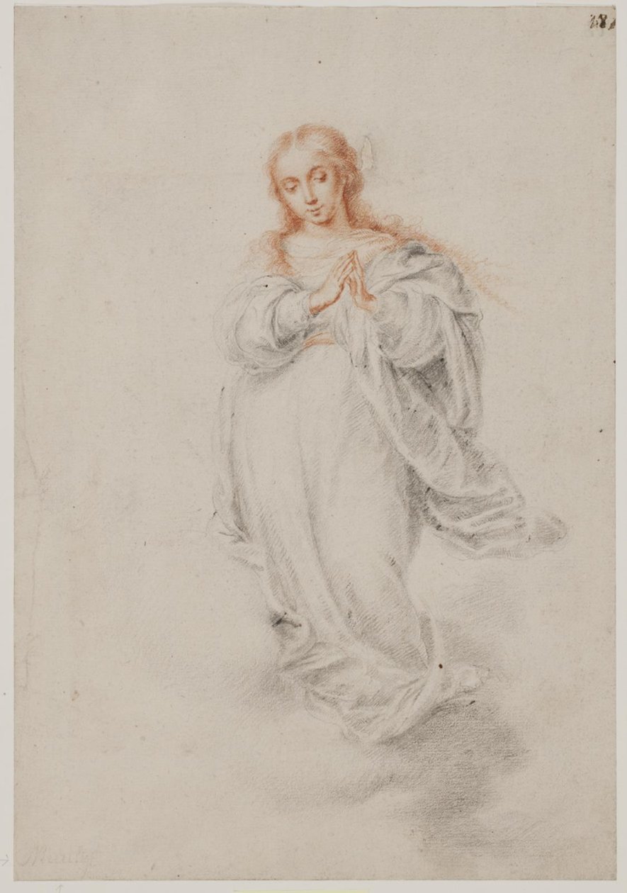 Die unbefleckte Empfängnis, Jungfrau Maria von Bartolomé Esteban Murillo