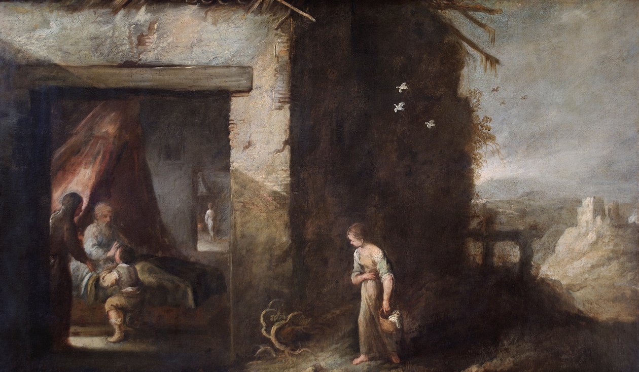 Isaak segnet Jakob, 17. Jahrhundert von Bartolomé Esteban Murillo