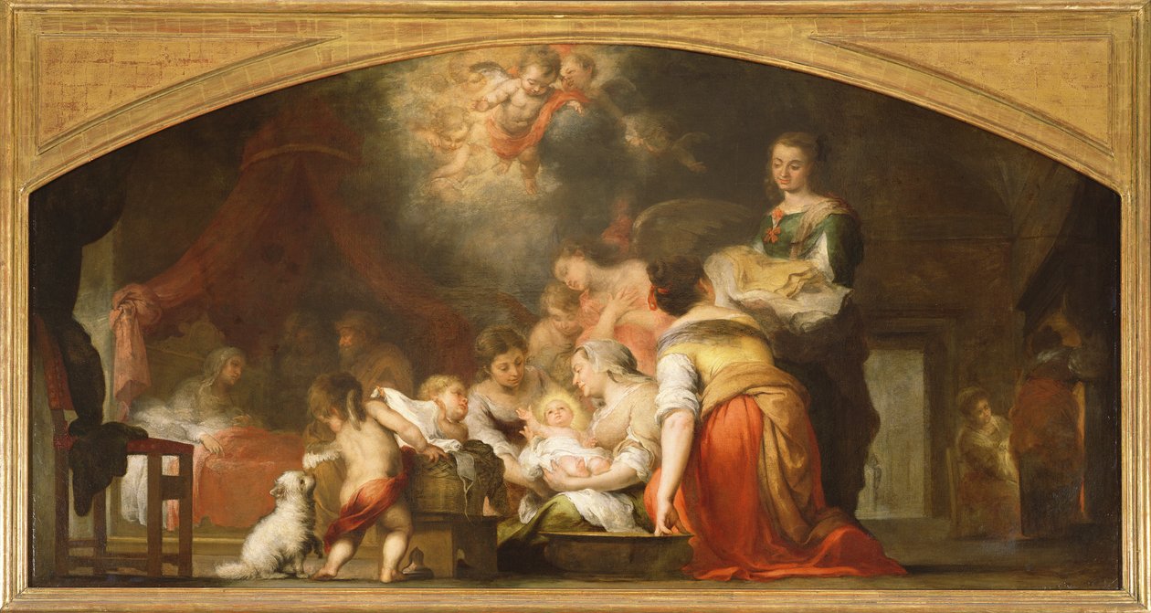 Die Geburt der Jungfrau, 1661 von Bartolomé Esteban Murillo
