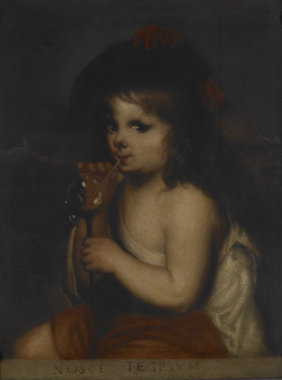 Junge, der Seifenblasen bläst von Bartolomé Esteban Murillo
